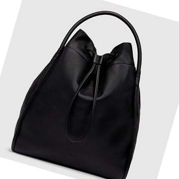 Sac À Main Ecco Contact Femme Noir | FR 330XYU